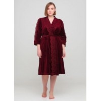 Халат Romeo Life 2XL,3XL,4XL  велюр 3599-02